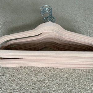 - 24 new felt covered adult strong wardrobe closet hangers